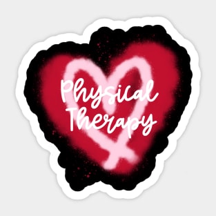 Physical Therapy, Valentine's Day Sticker